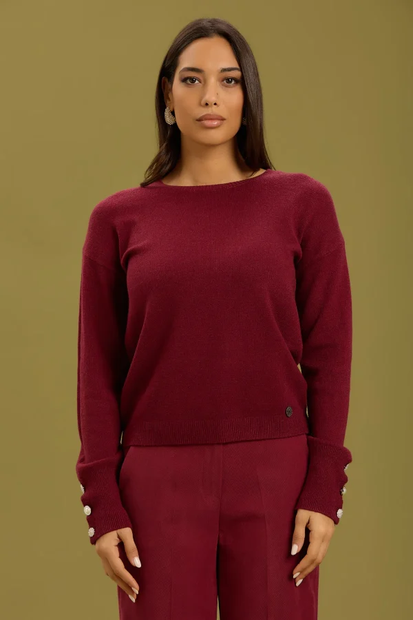 GIROCOLLO CON BOTTONI POLSI VISCOSA  G.7 – DT00414