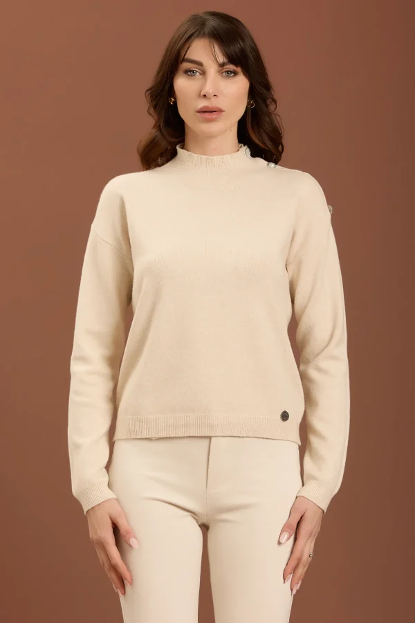 LUPETTO CON BOTTONI SPALLA VISCOSA G.7 – DT00416