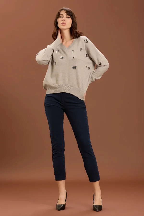 SCOLLO A V VISCOSA G.7 CON APPLICAZIONI – DT00473