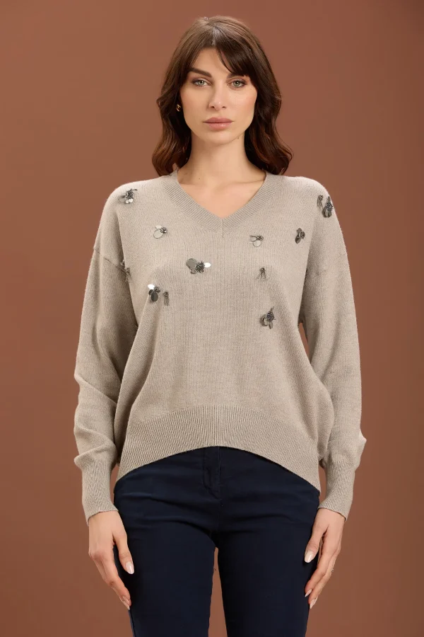 SCOLLO A V VISCOSA G.7 CON APPLICAZIONI – DT00473