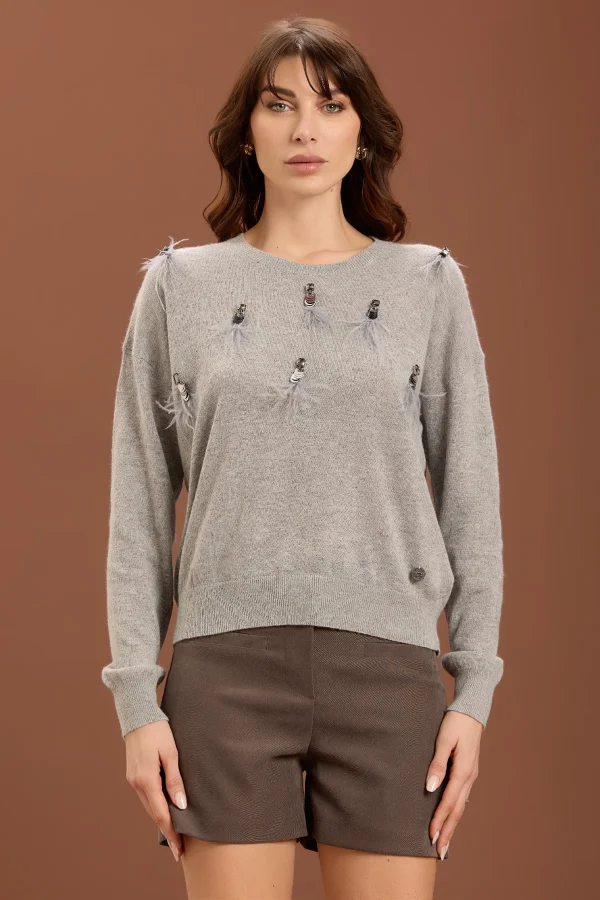 GIROCOLLO ANGORA G.12 CON APPLICAZIONI – DT00477