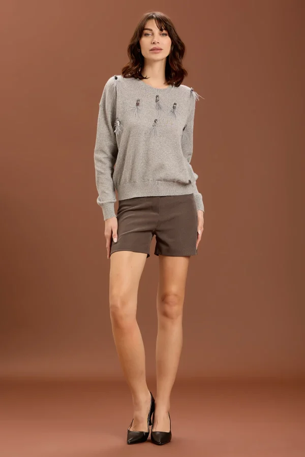 PANTALONCINO CON FILETTI DAINETTO – DT01181