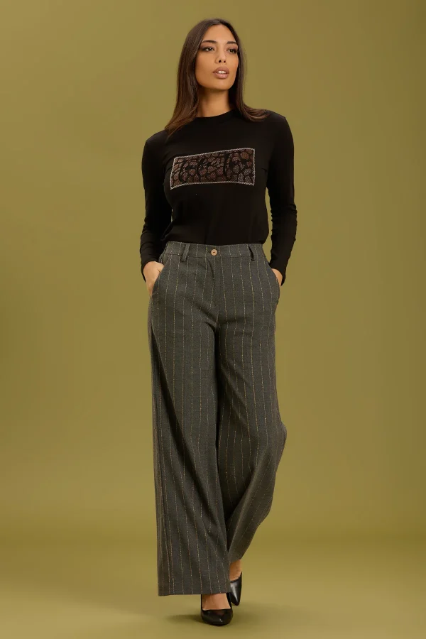 PANTALONE PALAZZO GESSATO – DT01185