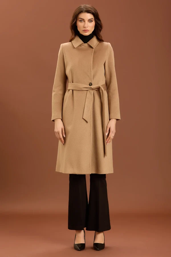 CAPPOTTO CON CINTA DRAP – DT01244