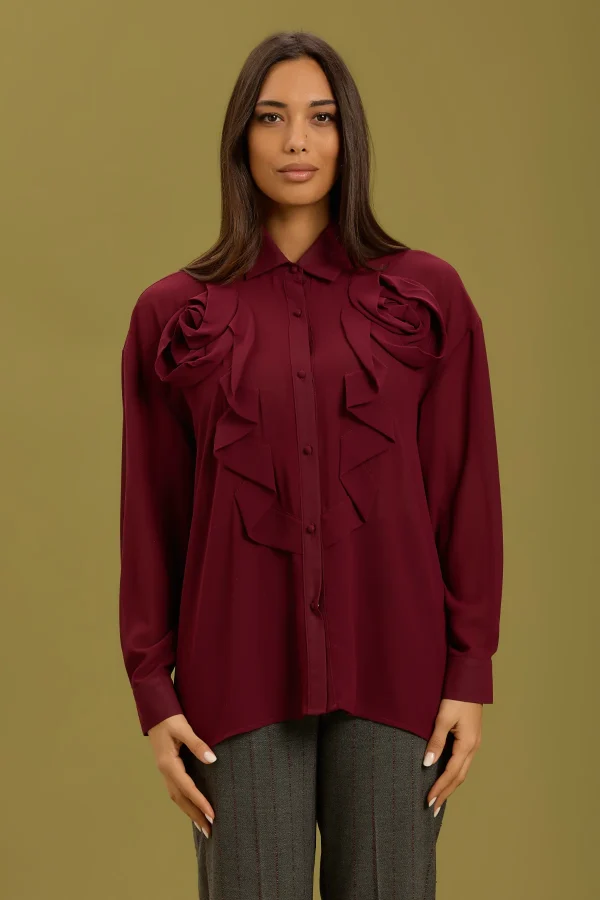 CAMICIA CON VOLANTS – DT02003