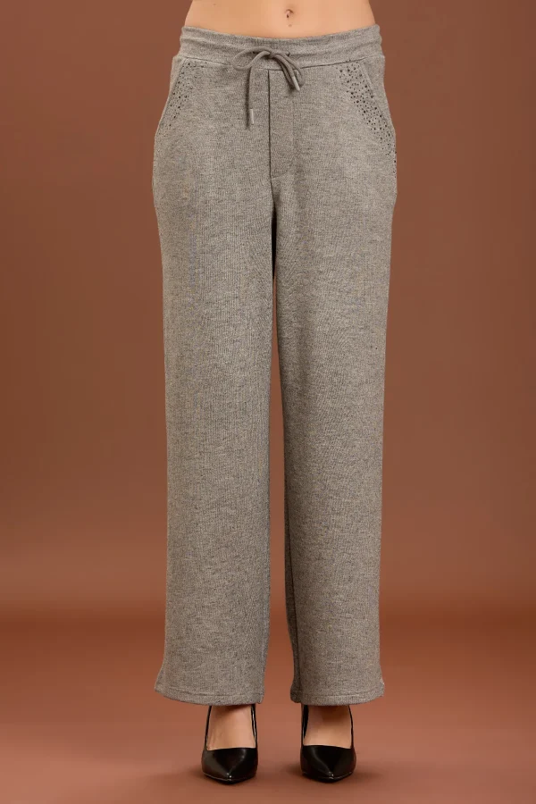 PANTALONE CON APPLICAZIONE JERSEY – DT02051