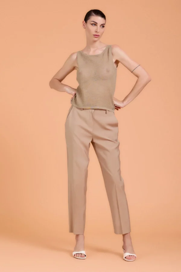 CANOTTA CON SCOLLO IN CREPON – DK04024