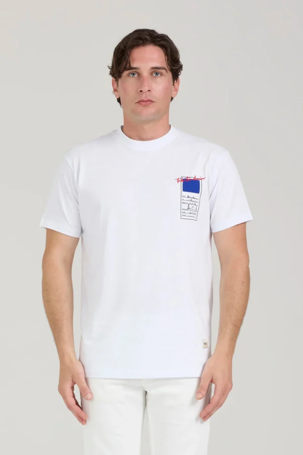 T-SHIRT REGULAR CON STAMPA PANTONE – UK00608