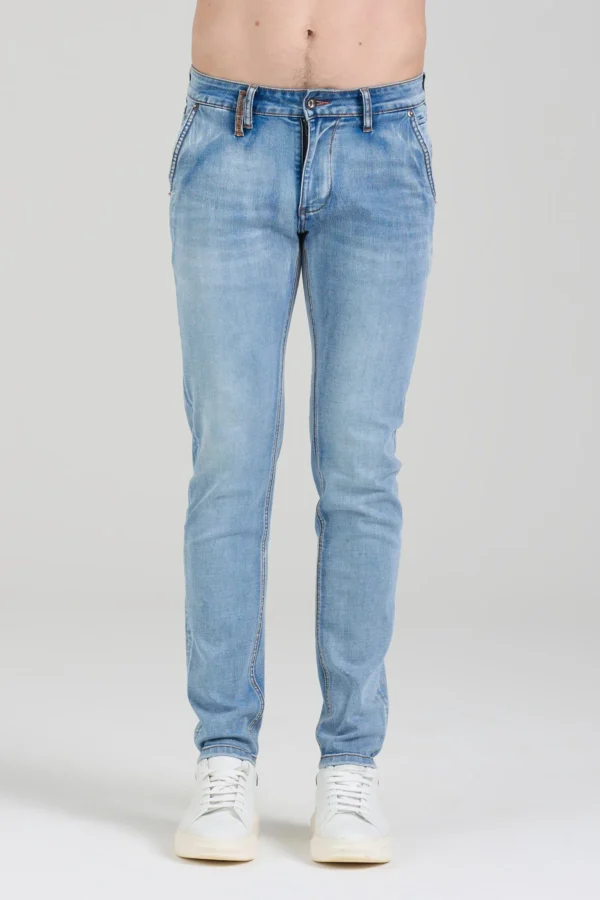JACK ONE DENIM SLIM LAV.CHIARO 10,5OZ – UK04002