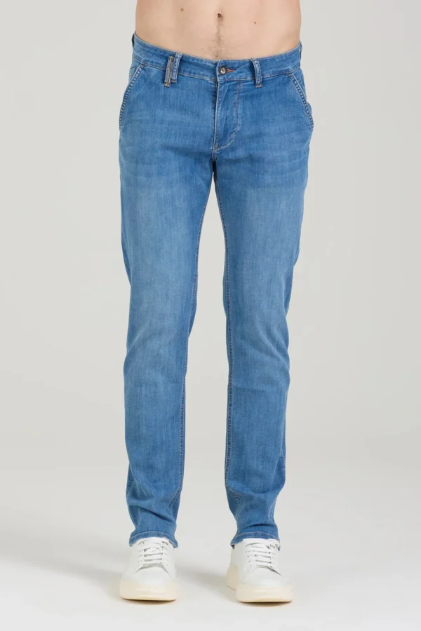 JACK ONE DENIM SLIM LAV.MEDIO-CHIARO 8OZ – UK04003