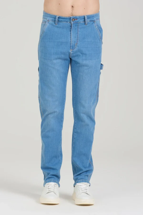 WORK DENIM REGULAR LAV.MEDIO-CHIARO 7OZ – UK04008