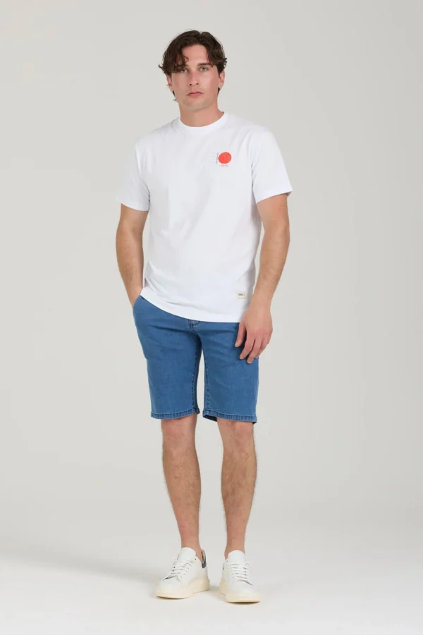 SHIRO DENIM CORTO LAV.MEDIO-SCURO 7OZ – UK04010