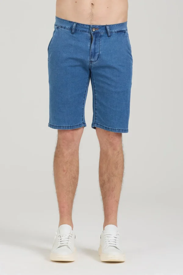 SHIRO DENIM CORTO LAV.MEDIO-SCURO 7OZ – UK04010