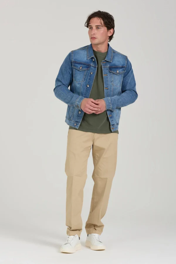 FURIO GIACCA DENIM LAV.MEDIO 11OZ – UK04014