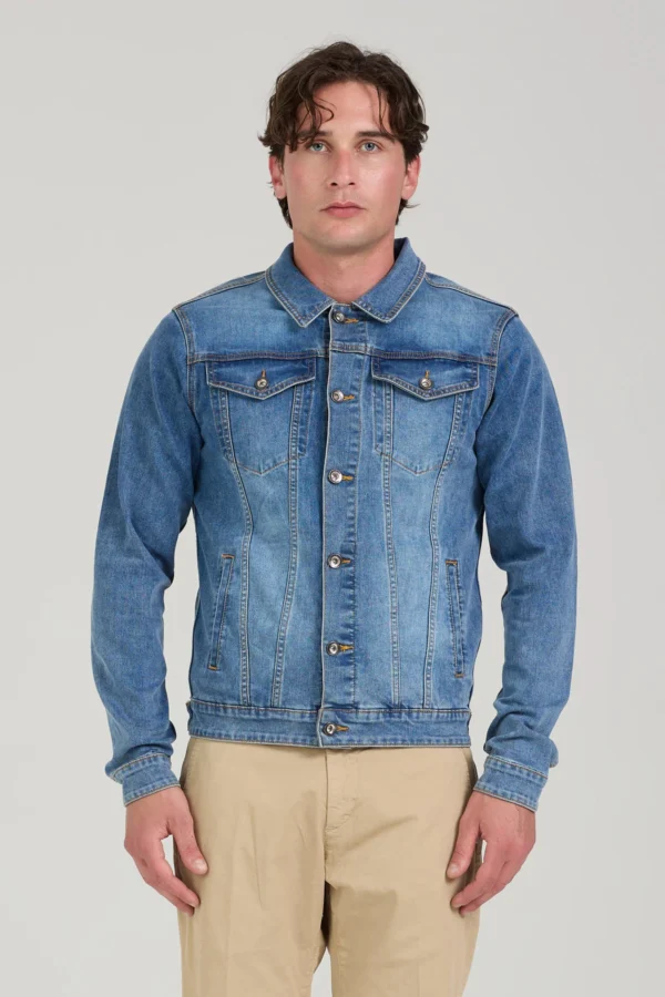 FURIO GIACCA DENIM LAV.MEDIO 11OZ – UK04014