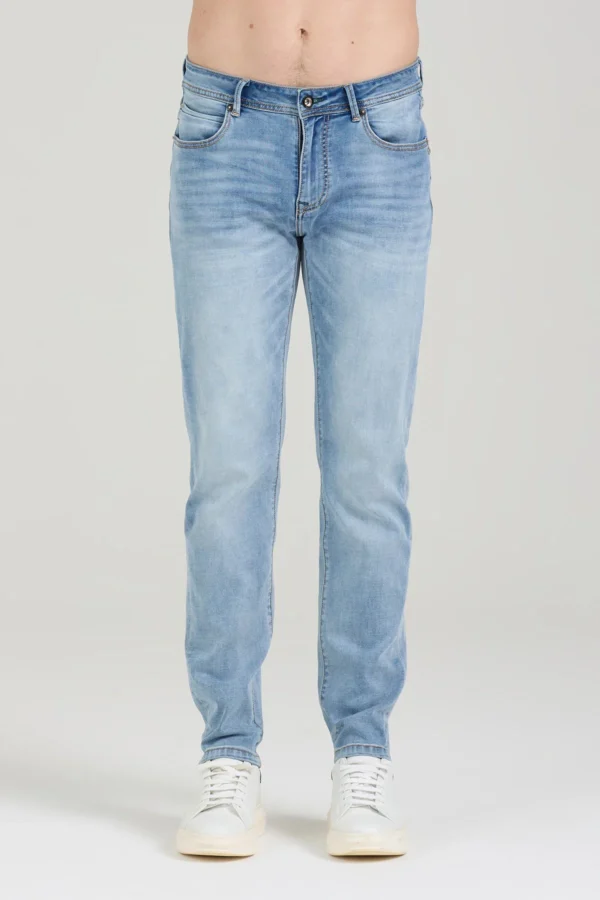 ADAM FELPA SLIM BAFFI 3D LAV.MEDIO-CHIARO 10,5OZ – UK04102