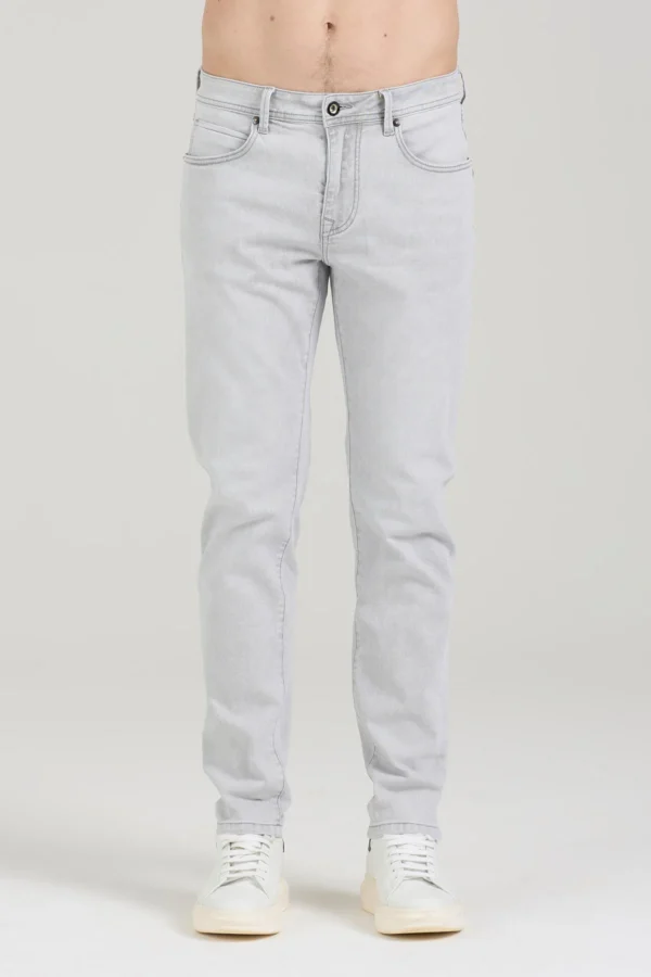 ADAM DENIM SLIM LAV.GREY 10,5OZ – UK04103