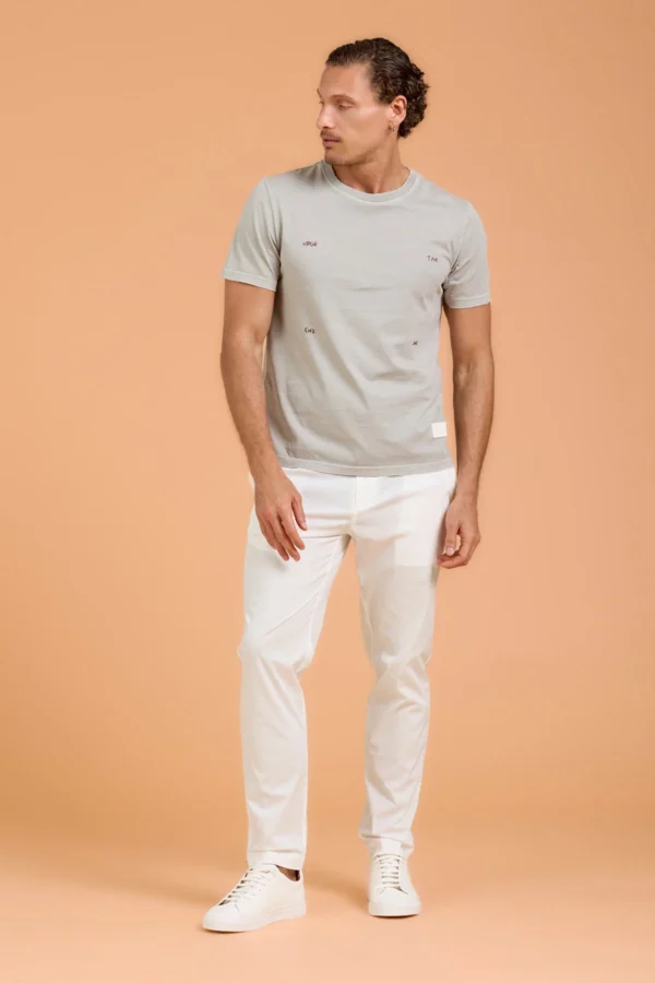 CHINO STRETCH MOLLA DIETRO NYLON COTONE – UK04118