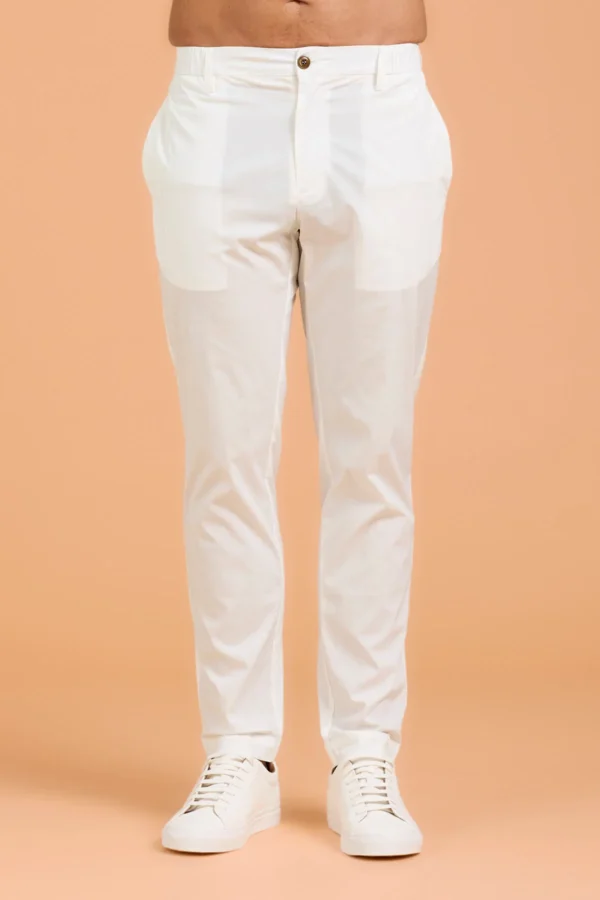 CHINO STRETCH MOLLA DIETRO NYLON COTONE – UK04118