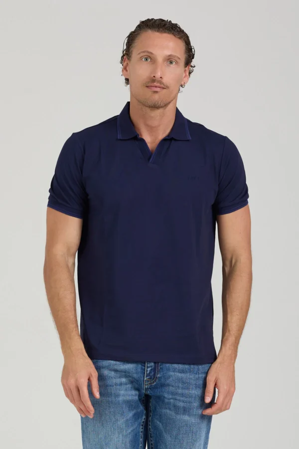 POLO CON DETTAGLIO COLLO E FONDO MANICA – UK04603
