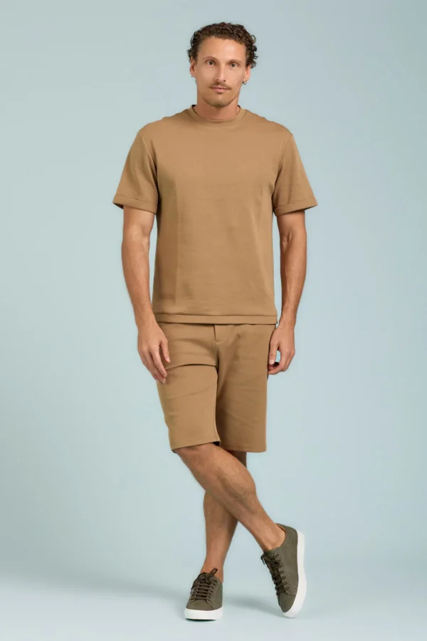 T-SHIRT CON CUCITURA FONDO IN MODAL – UK04644