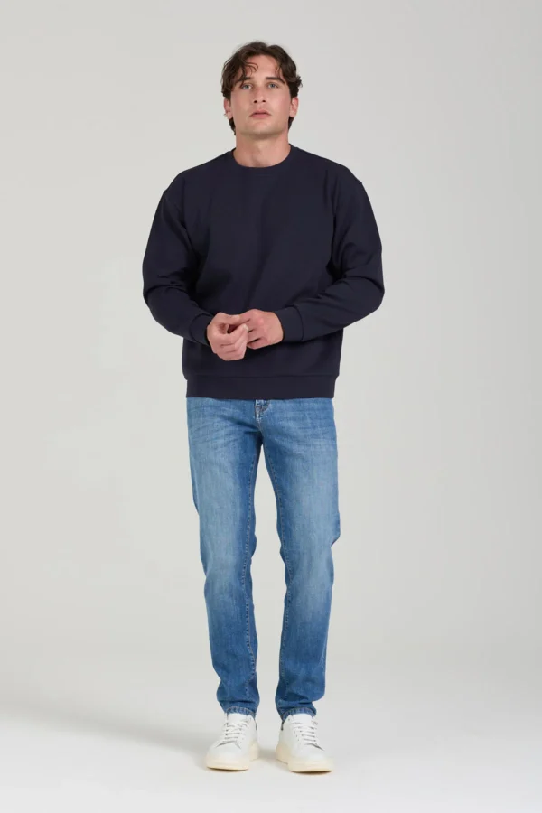 ADAM DENIM SLIM LAV.MEDIO-SCURO 10,5OZ – UK05407