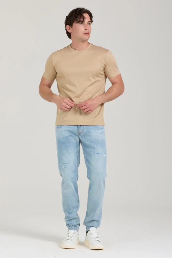 T-SHIRT BASIC IN FILO DI SCOZIA – UK05504