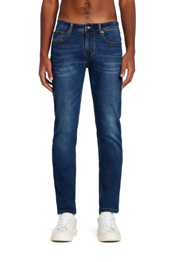 PETER DENIM REGULAR IN FELPA LAV. MEDIO/SCURO – UT05114