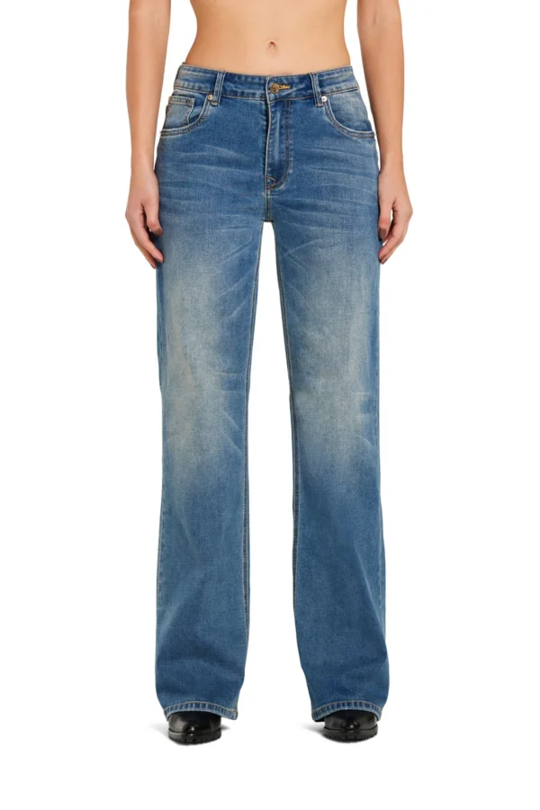 SAIDA DENIM STRAIGHT LAV.MEDIO/SPORCATO – DT03228