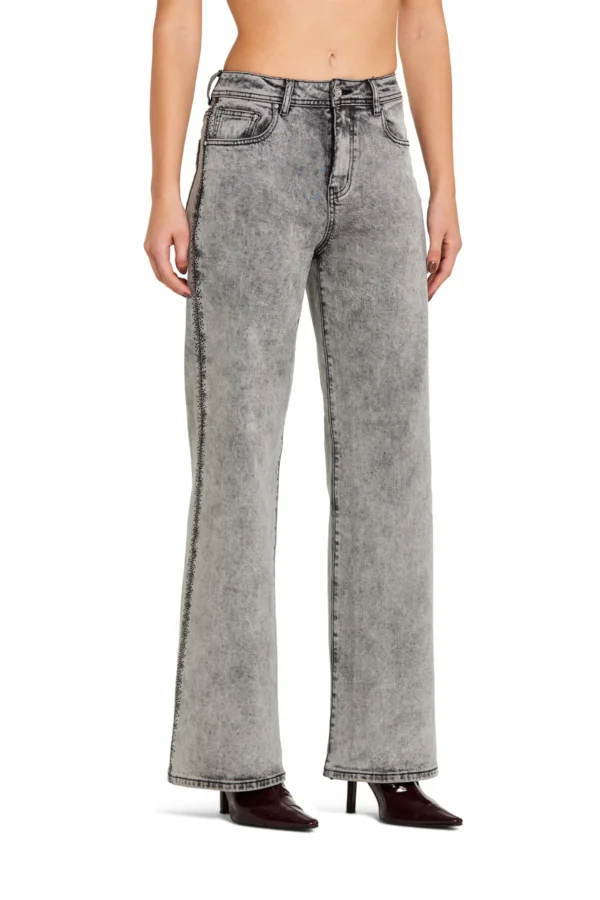 ELISA DENIM WIDE LEG CON APPL. FIANCO LAV.GREY – DT03705