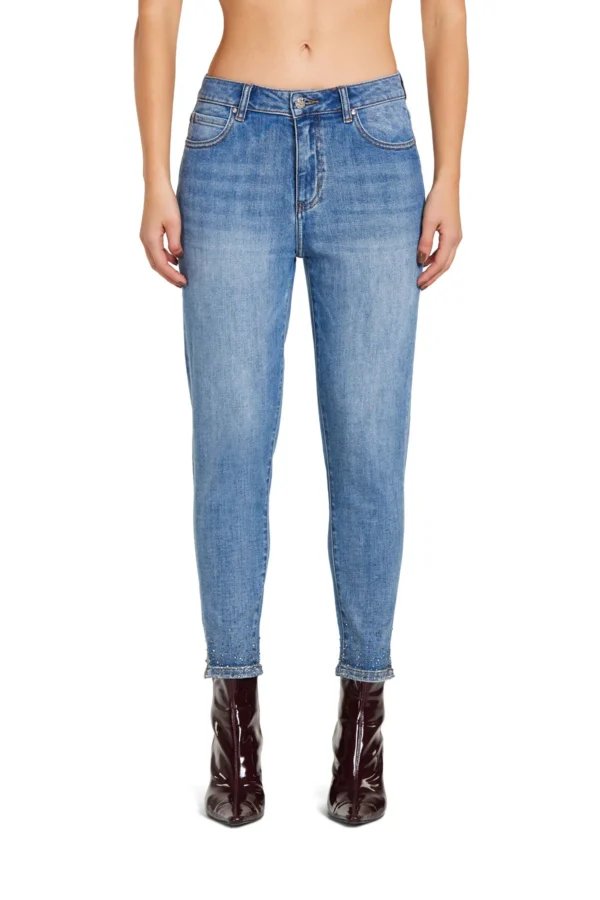 TARA DENIM CAPRI APPL.FONDO LAV.MEDIO/CHIARO – DT03709