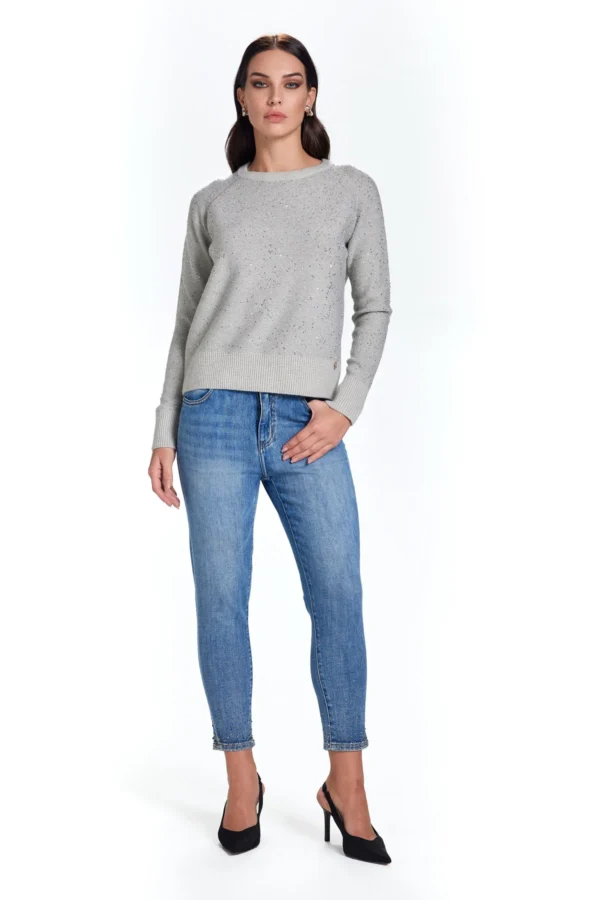 TARA DENIM CAPRI APPL.FONDO LAV.MEDIO/CHIARO – DT03709