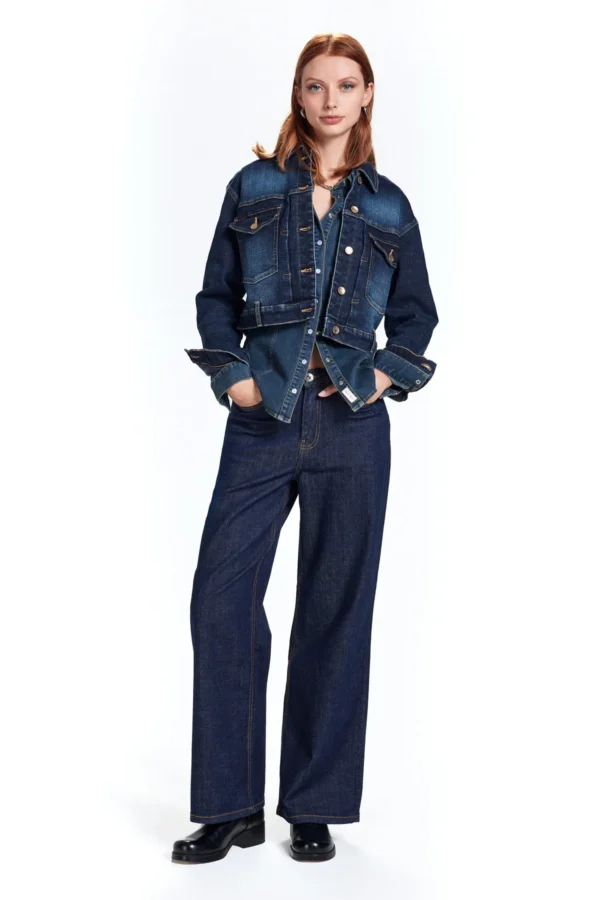 ELISA DENIM WIDE LEG LAV.ONE WASH – DT04107