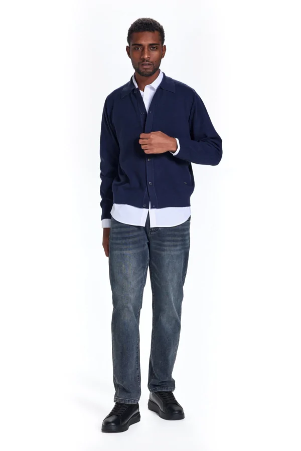 NARDY DENIM SLIM IN FELPA LAV. BLUE BLACK – UT05109