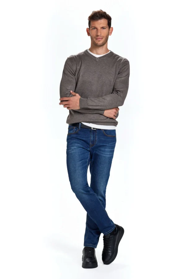 PETER DENIM REGULAR IN FELPA LAV. MEDIO/SCURO – UT05114